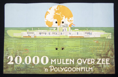 (Flyer) 20.000 Mijlen over zee - De Wereldreis van Hr. Ms. K XVIII (1936)