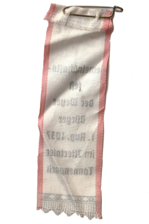 Gemeinschaftsfest der Weyer Bürger 1. Aug. 1937 im Ittertaler Tannenpark abzeichen