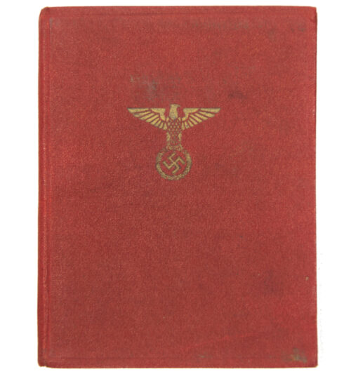 NSDAP Mitgliedsbuch Personal Ausweis (1937)