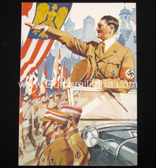 Original Rudolf Hess Telegram (design Ludwig Hohlwein)