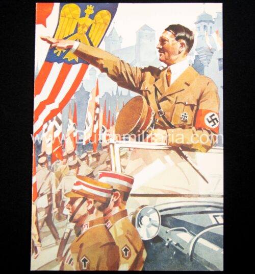Original Rudolf Hess Telegram (design Ludwig Hohlwein) (1940) - rare