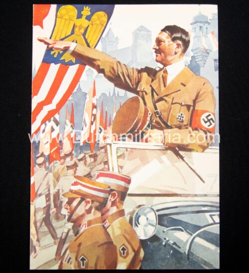 Original Rudolf Hess Telegram (design Ludwig Hohlwein) (1940) - rare