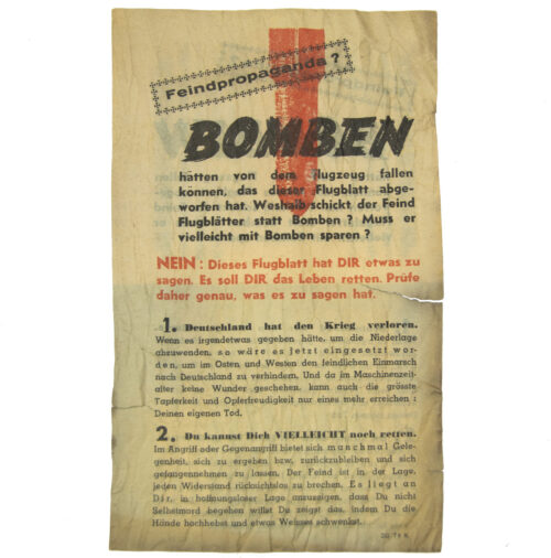 (Pamphlet) Bomben (ZG 79 K)