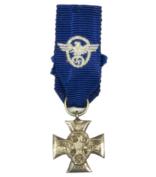 Polizei Dienstauszeichnung 2. Stufe für 18 Jahre miniature cross