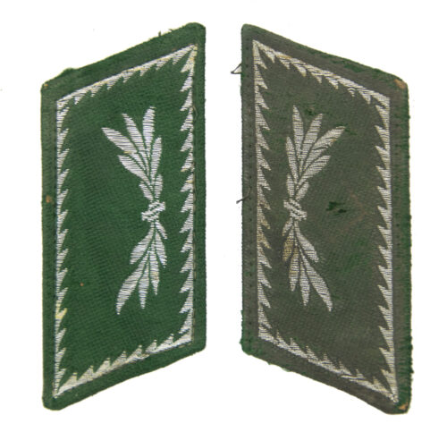 Reichsfinanzverwaltung Zollgrenzschutz non matching pair of collar tabs Zollbetriebsassistent