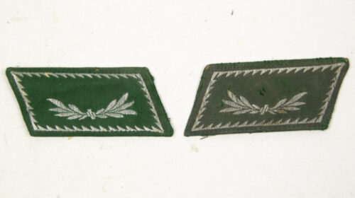 Reichsfinanzverwaltung Zollgrenzschutz non matching pair of collar tabs Zollbetriebsassistent