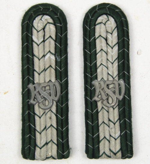 Reichsfinanzverwaltung Zollgrenzschutz pair of Zollbetriebsassistent shoulderboards