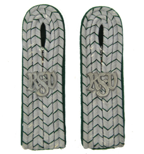 Reichsfinanzverwaltung Zollgrenzschutz pair of Zollinspektor Grenzaufsichtsdienst shoulderboards