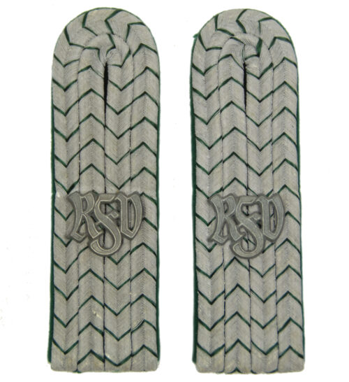 Reichsfinanzverwaltung Zollgrenzschutz pair of Zollinspektor shoulderboards