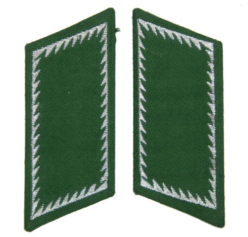 Reichsfinanzverwaltung Zollgrenzschutz pair of collar tabs Zollanwärter