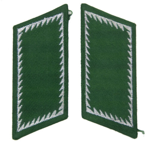 Reichsfinanzverwaltung Zollgrenzschutz pair of collar tabs Zollanwärter