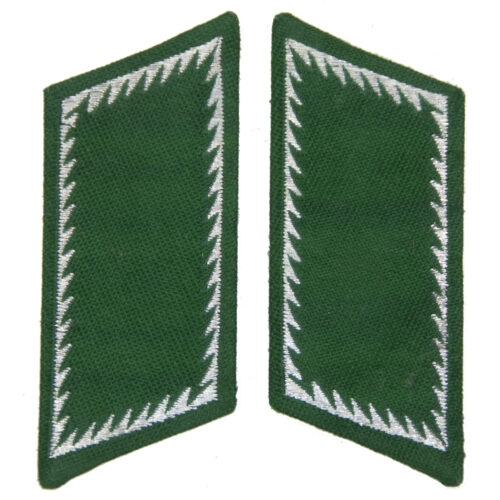 Reichsfinanzverwaltung Zollgrenzschutz pair of collar tabs Zollanwärter