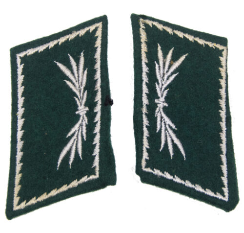 Reichsfinanzverwaltung Zollgrenzschutz pair of collar tabs Zollbetriebsassistent