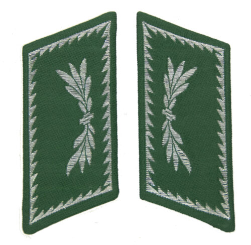 Reichsfinanzverwaltung Zollgrenzschutz pair of collar tabs Zollbetriebsassistent