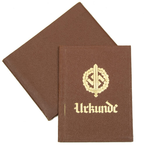 SA Sportabzeichen Urkunde booklet with cover + passphoto