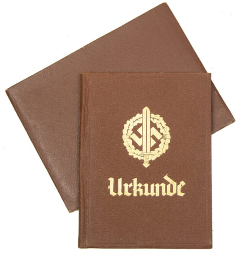 SA Sportabzeichen Urkunde booklet with cover + passphoto