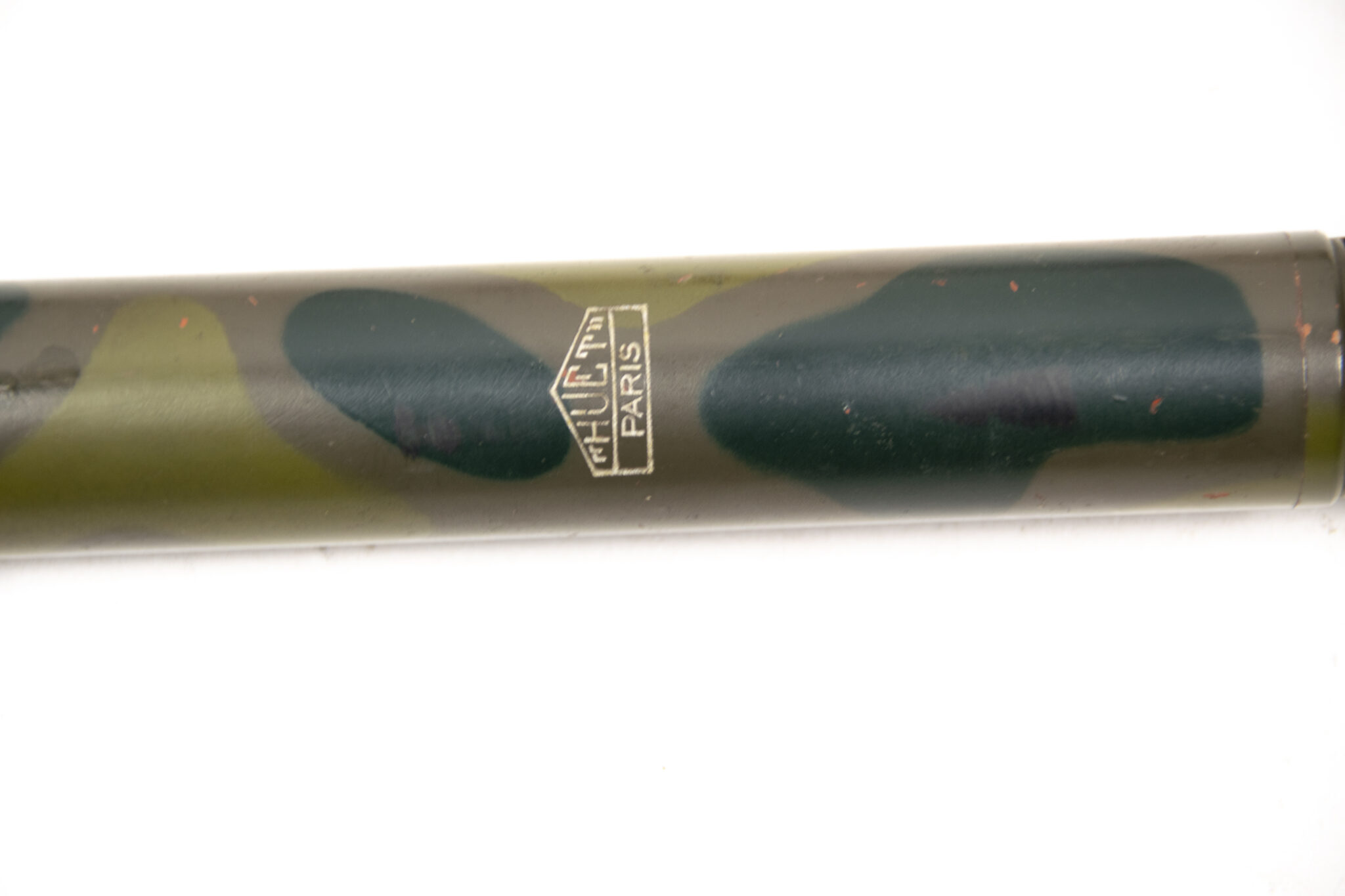 French camouflaged trench periscope complete with leather case - Image 22