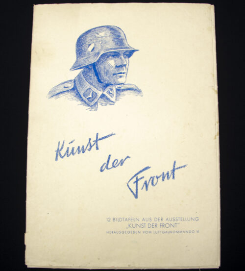 (Art Map) Kunst der Front - Luftgaukommando VI - 12 Bildtafeln aus der Ausstellung Kunst der Front (50x35cm)