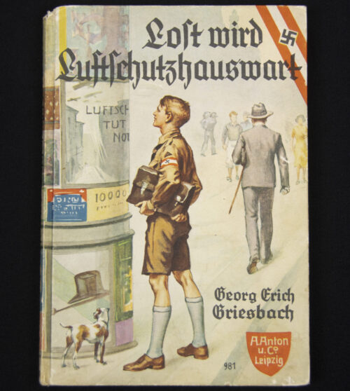 (Book) Hitlerjugend (HJ) Georg Erich Griesbach - Lost wird Luftschutzhauswart Ein Buch von Gasgefahr und Gasschutz (1934)