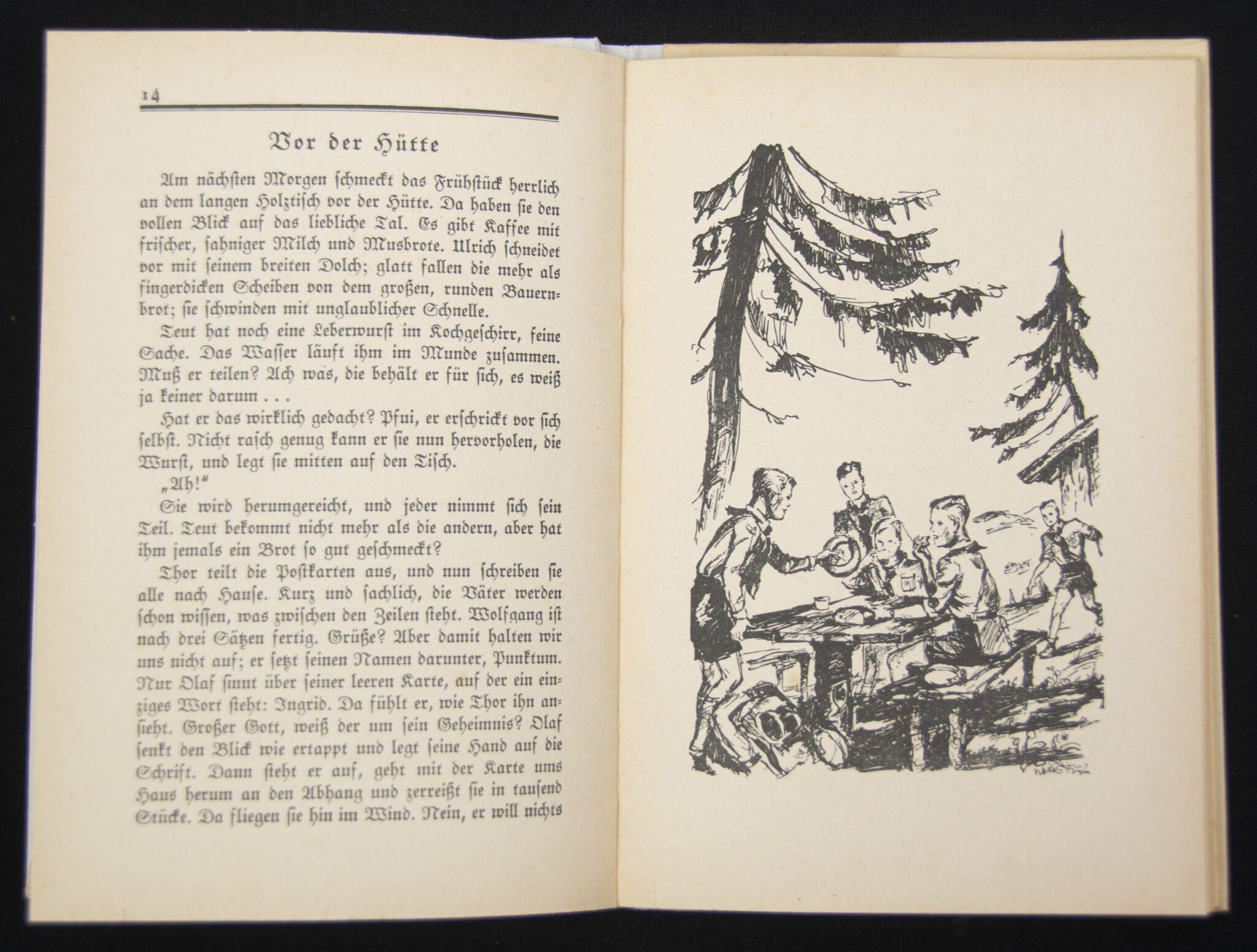 (Book) Hitlerjugend (HJ) M. Mohrhenn - Abenteuer im Bayrischen Wald (1937) - rare