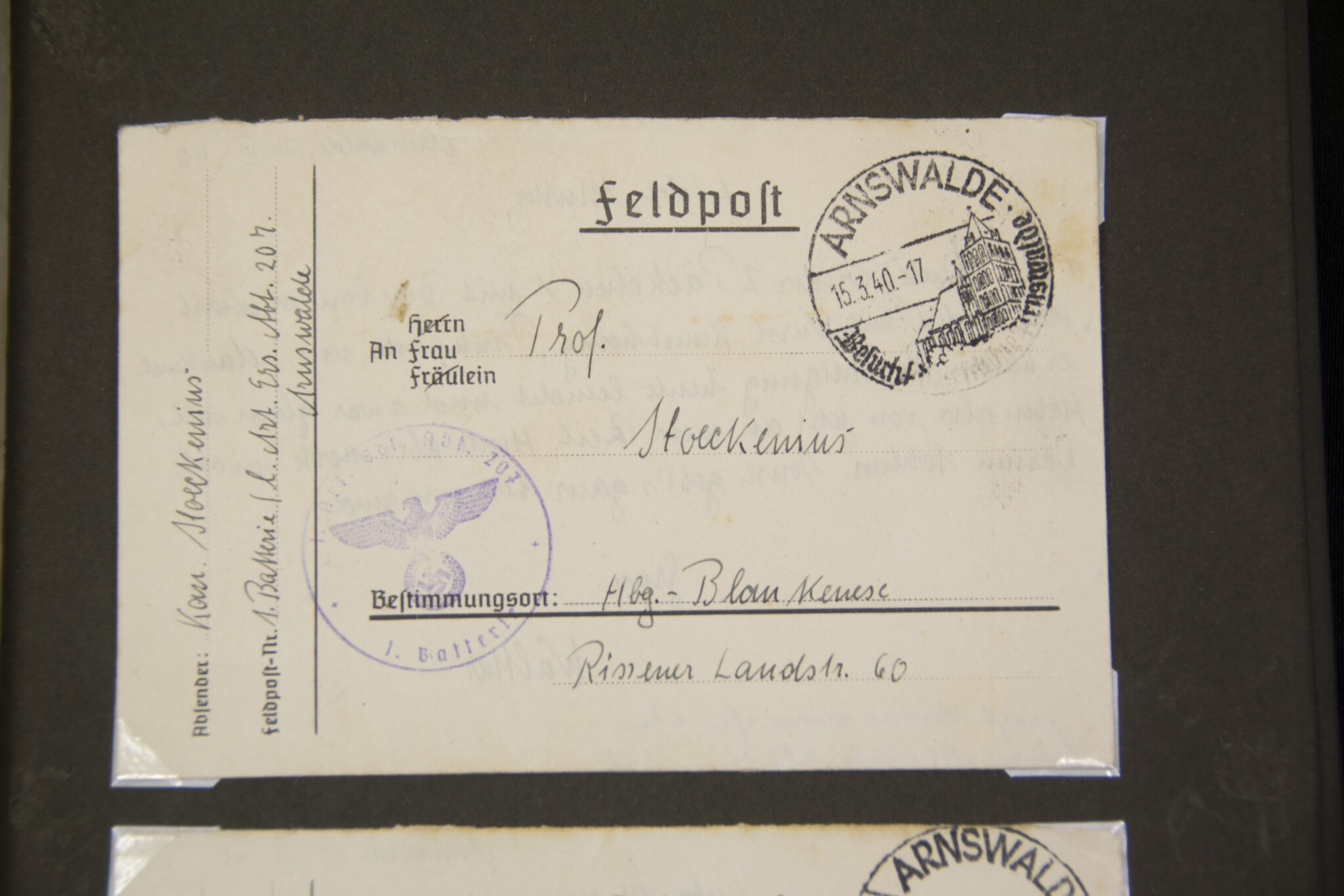 Deutsche Rote Kreuz (DRK) photoalbum with a collection of german postcards + photos + WHW tags, etc - Image 25