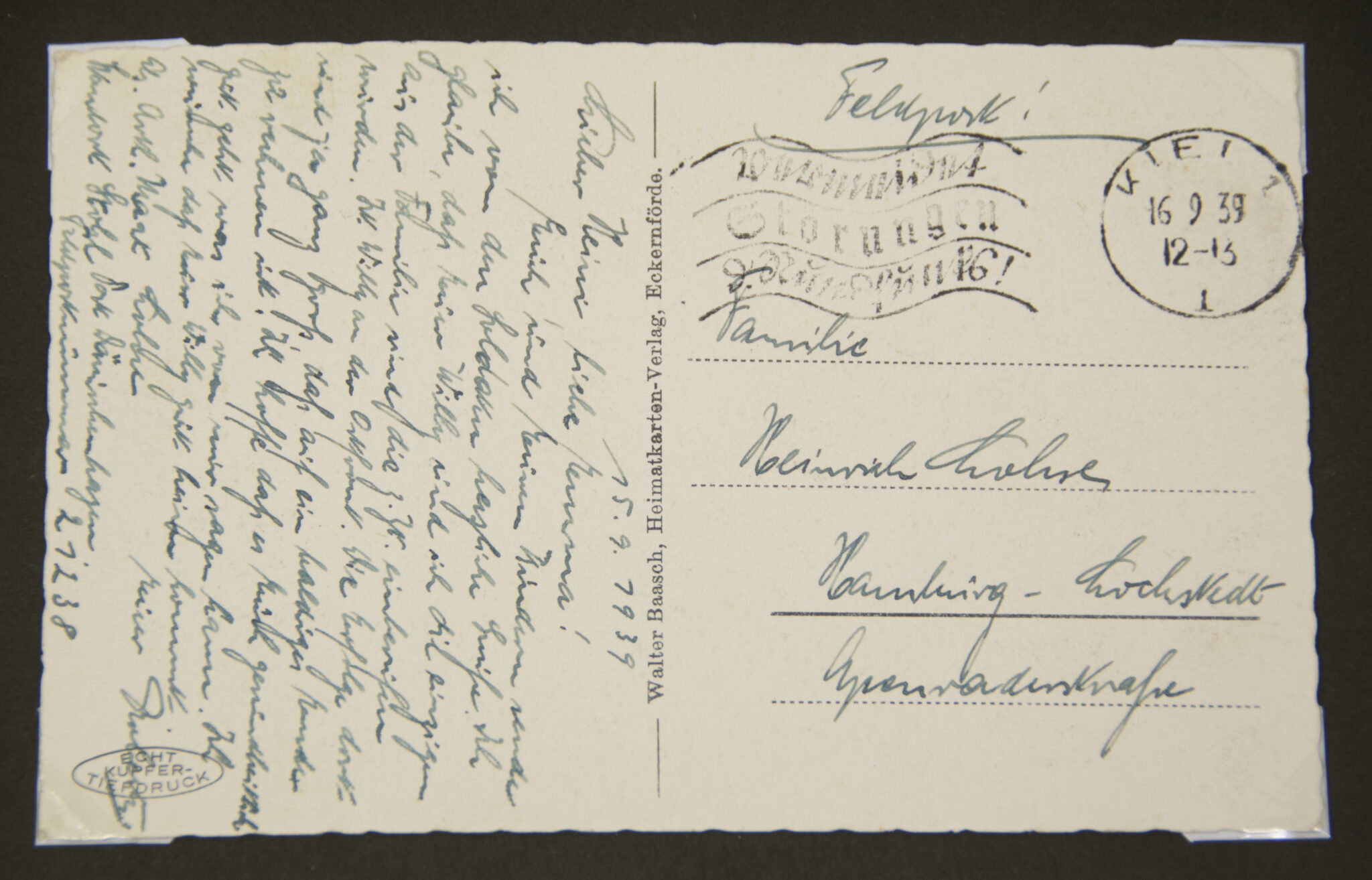 Deutsche Rote Kreuz (DRK) photoalbum with a collection of german postcards + photos + WHW tags, etc - Image 126