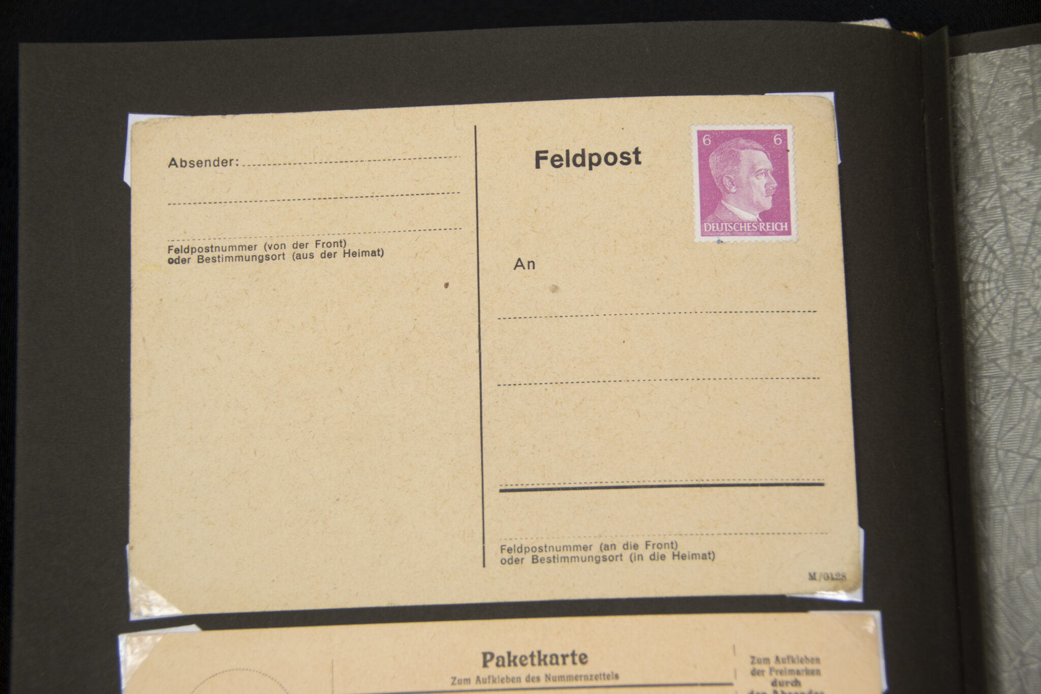 Deutsche Rote Kreuz (DRK) photoalbum with a collection of german postcards + photos + WHW tags, etc - Image 46