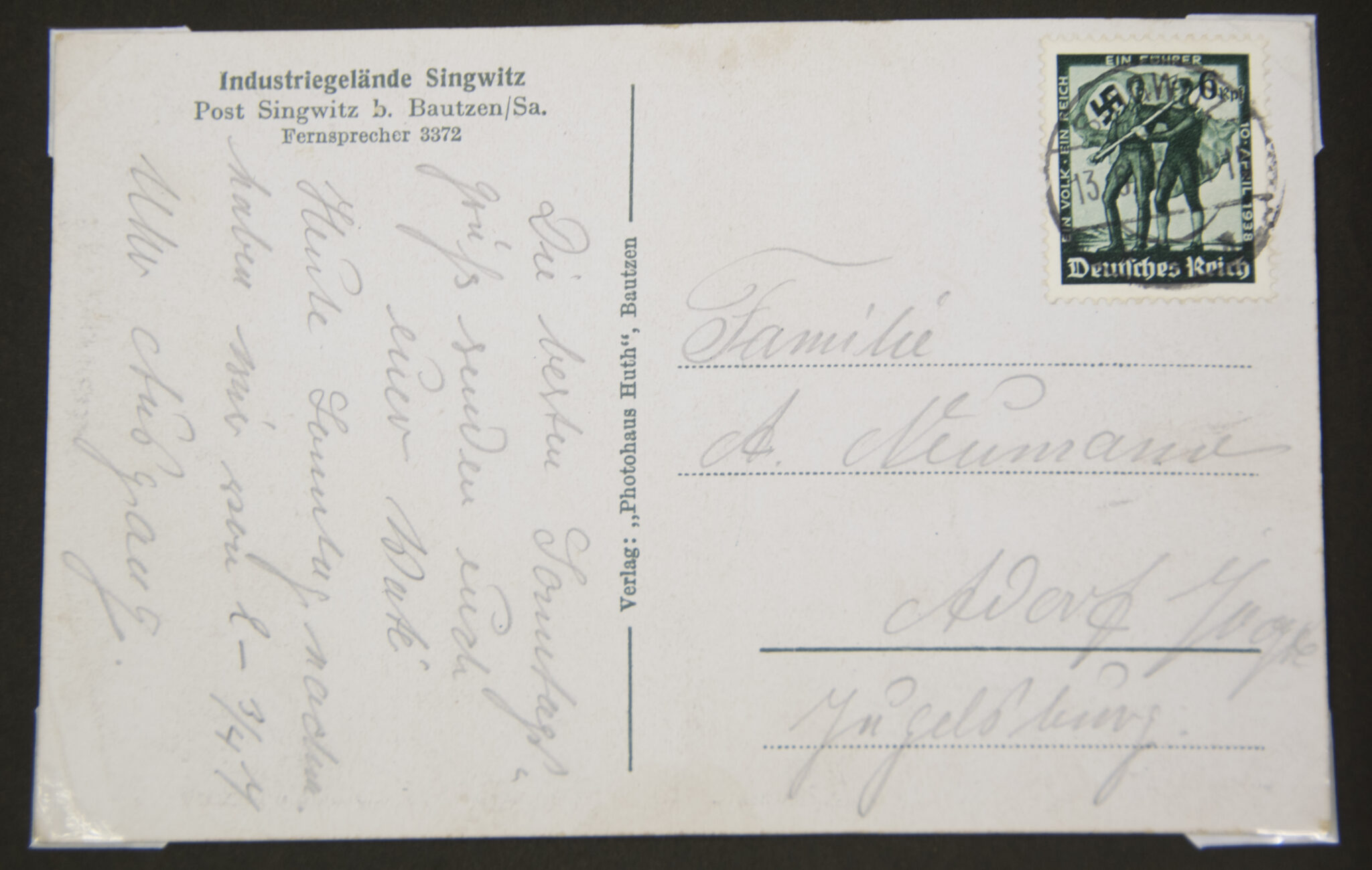 Deutsche Rote Kreuz (DRK) photoalbum with a collection of german postcards + photos + WHW tags, etc - Image 166