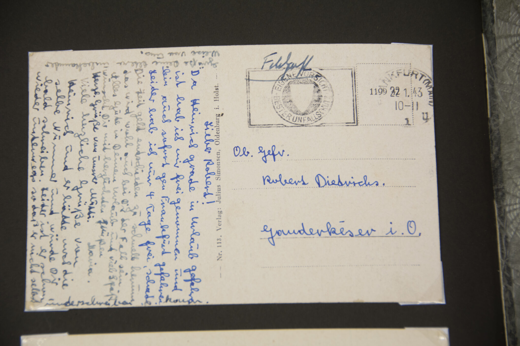 Deutsche Rote Kreuz (DRK) photoalbum with a collection of german postcards + photos + WHW tags, etc - Image 71