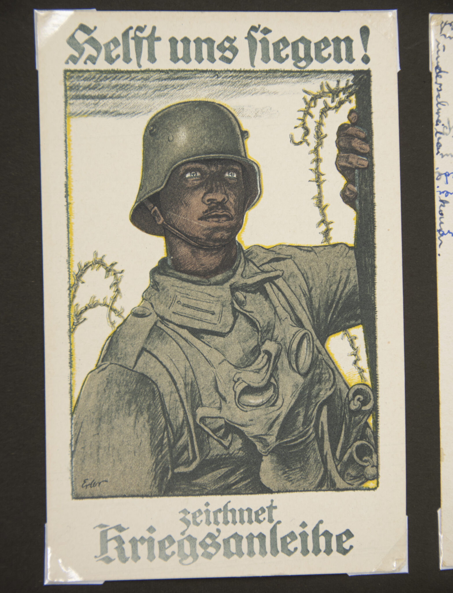 Deutsche Rote Kreuz (DRK) photoalbum with a collection of german postcards + photos + WHW tags, etc - Image 72