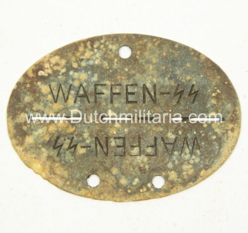 Erkennungsmarke (EKM) Waffen-SS - 14. Frw. Lg. Ndl. - extremely rar