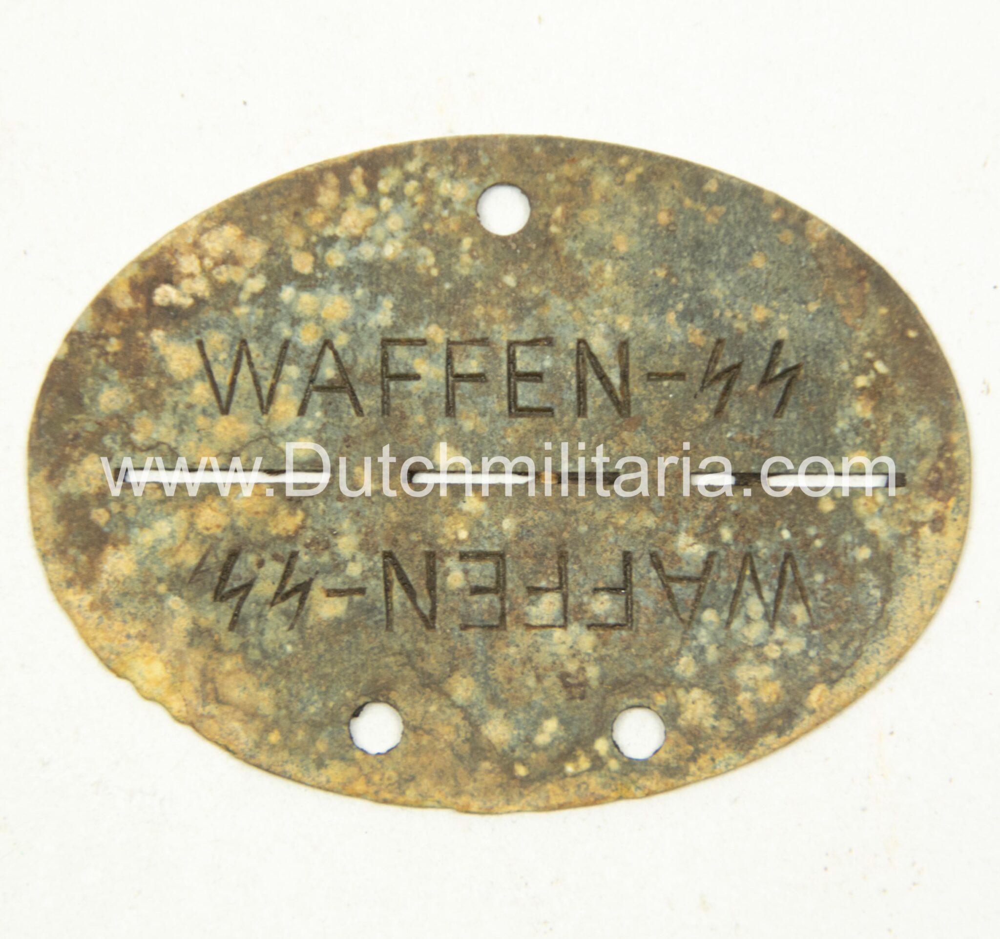 Erkennungsmarke (EKM) Waffen-SS - 14. Frw. Lg. Ndl. - extremely rar