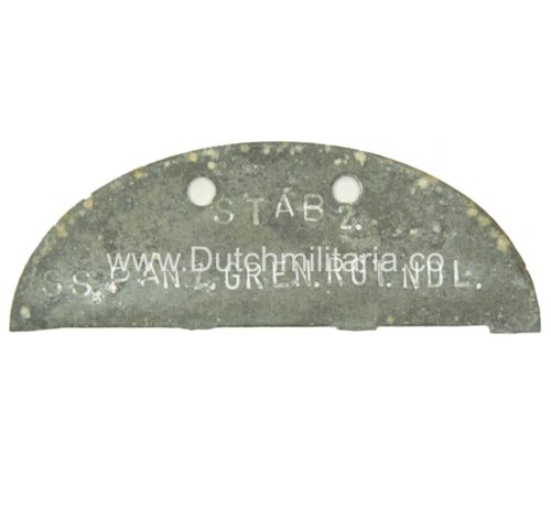 Erkennungsmarke (EKM) of Stab 2. Panz.Gren.Rgt. NDL. – Extremely rare!!!!