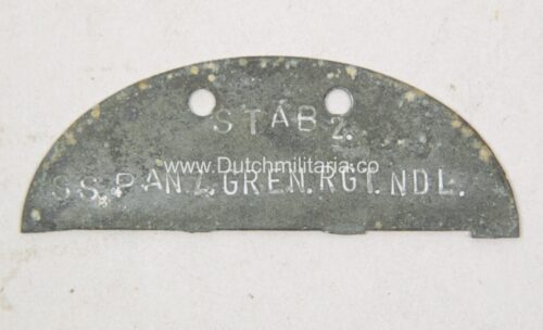Erkennungsmarke (EKM) of Stab 2. Panz.Gren.Rgt. NDL. – Extremely rare!!!!