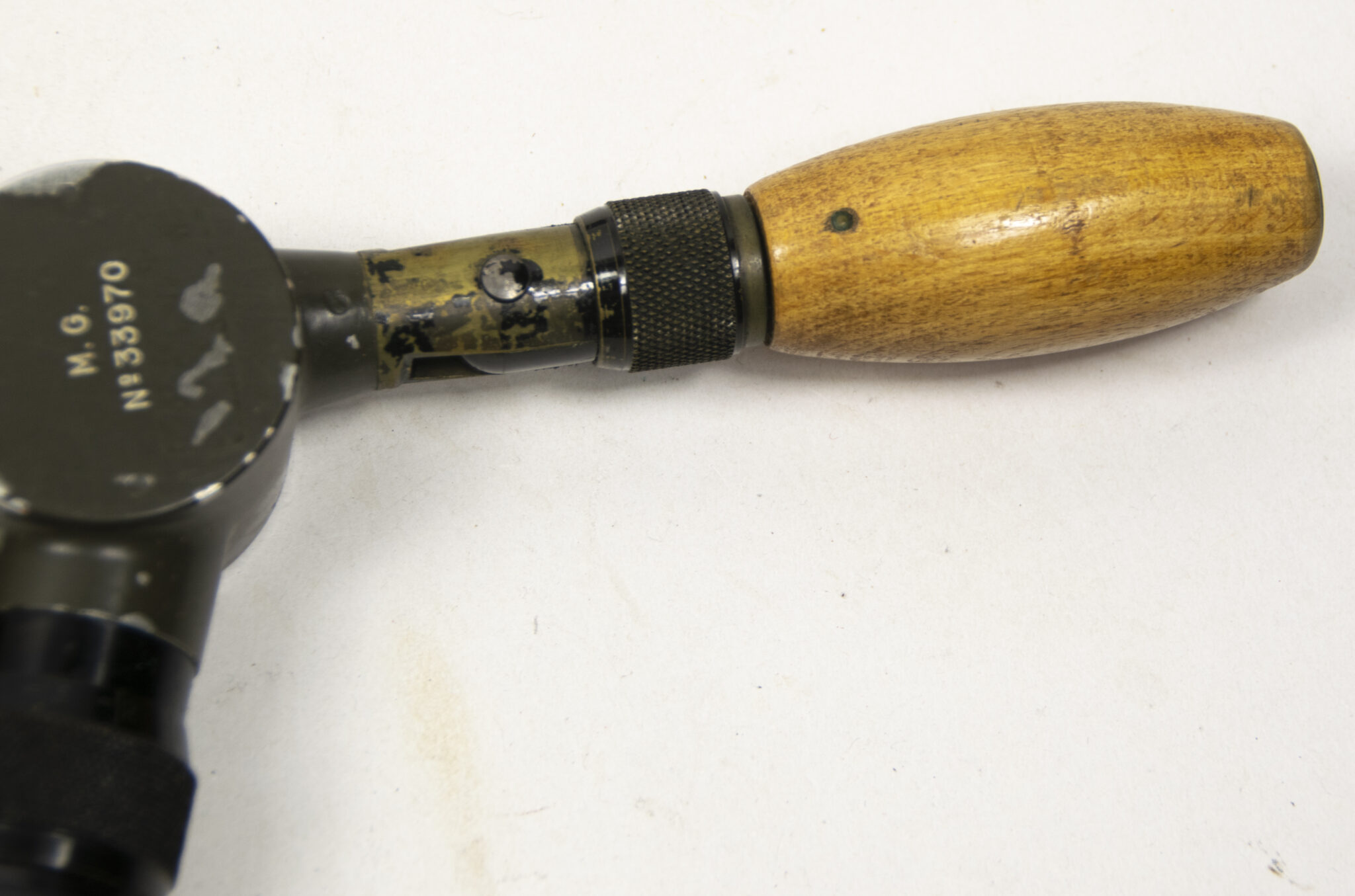 French camouflaged trench periscope complete with leather case - Image 16