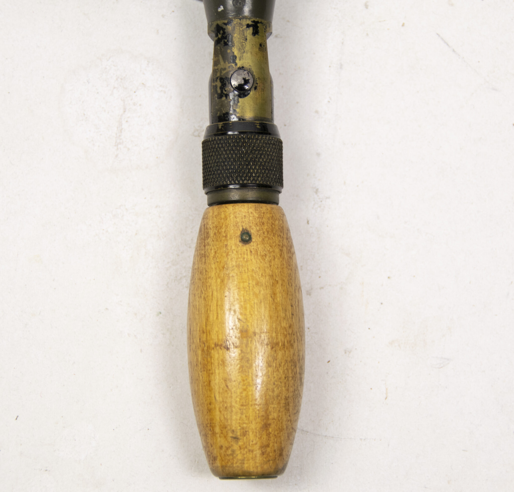 French camouflaged trench periscope complete with leather case - Image 19