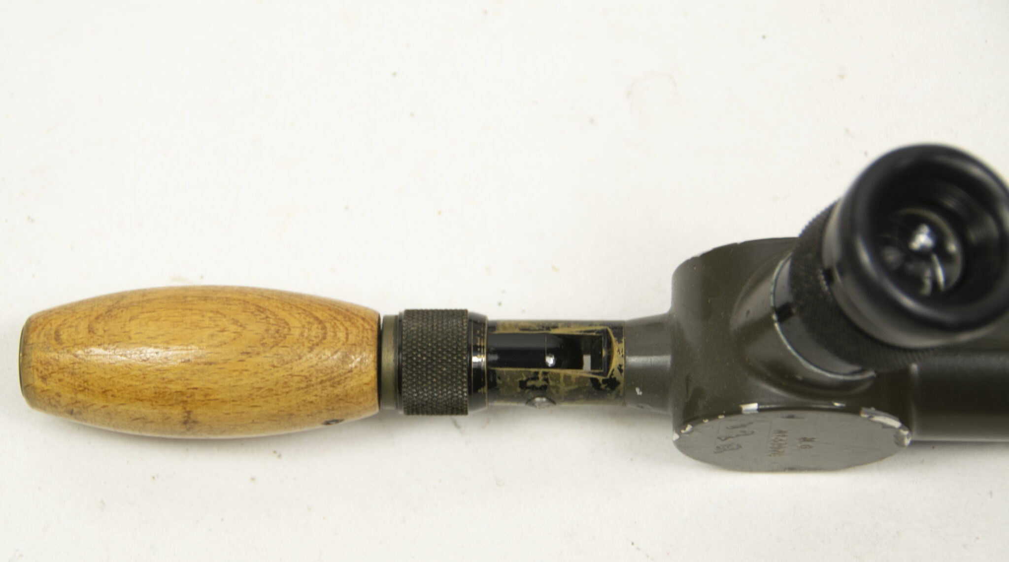 French camouflaged trench periscope complete with leather case - Image 21