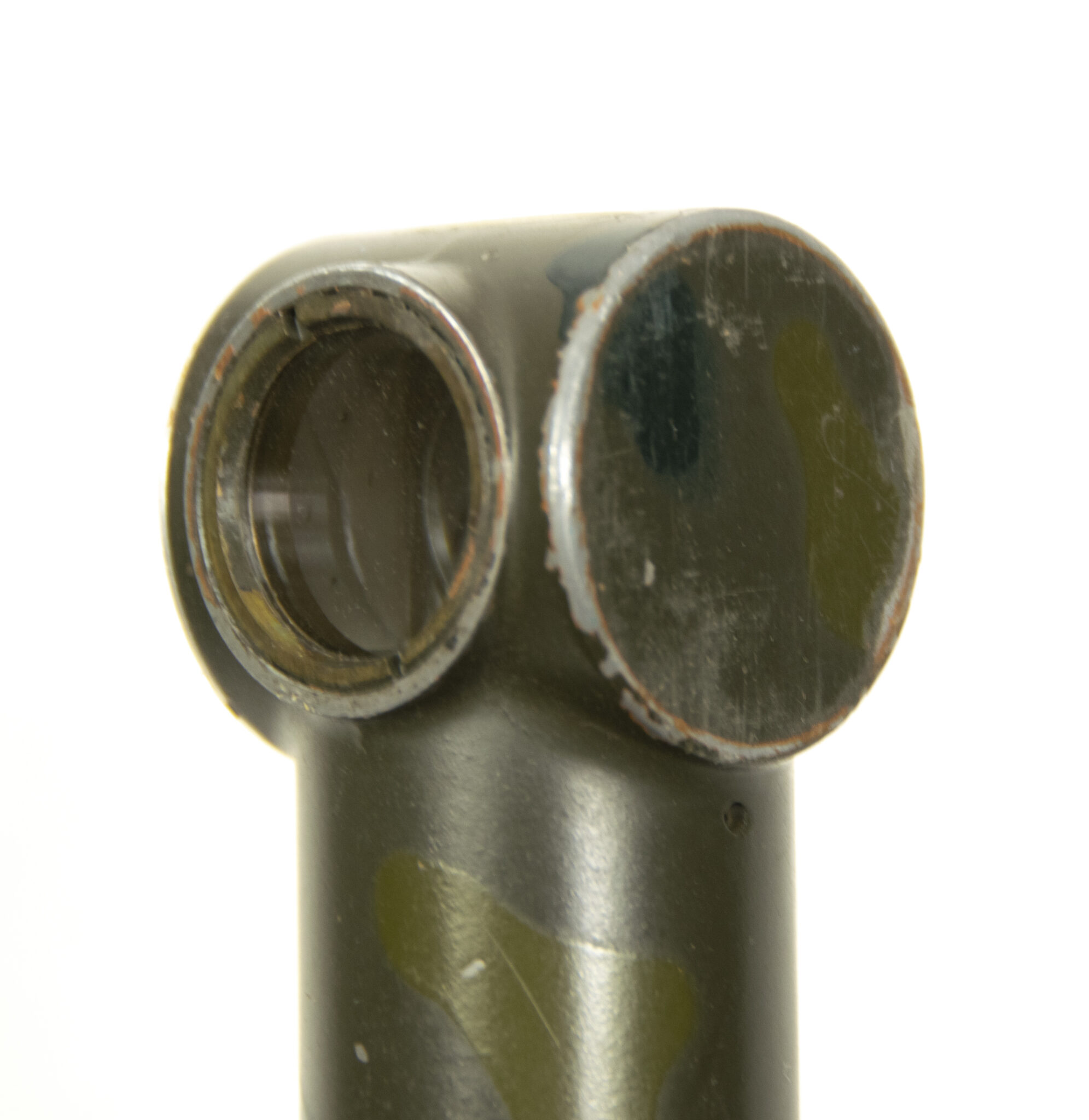 French camouflaged trench periscope complete with leather case - Image 28