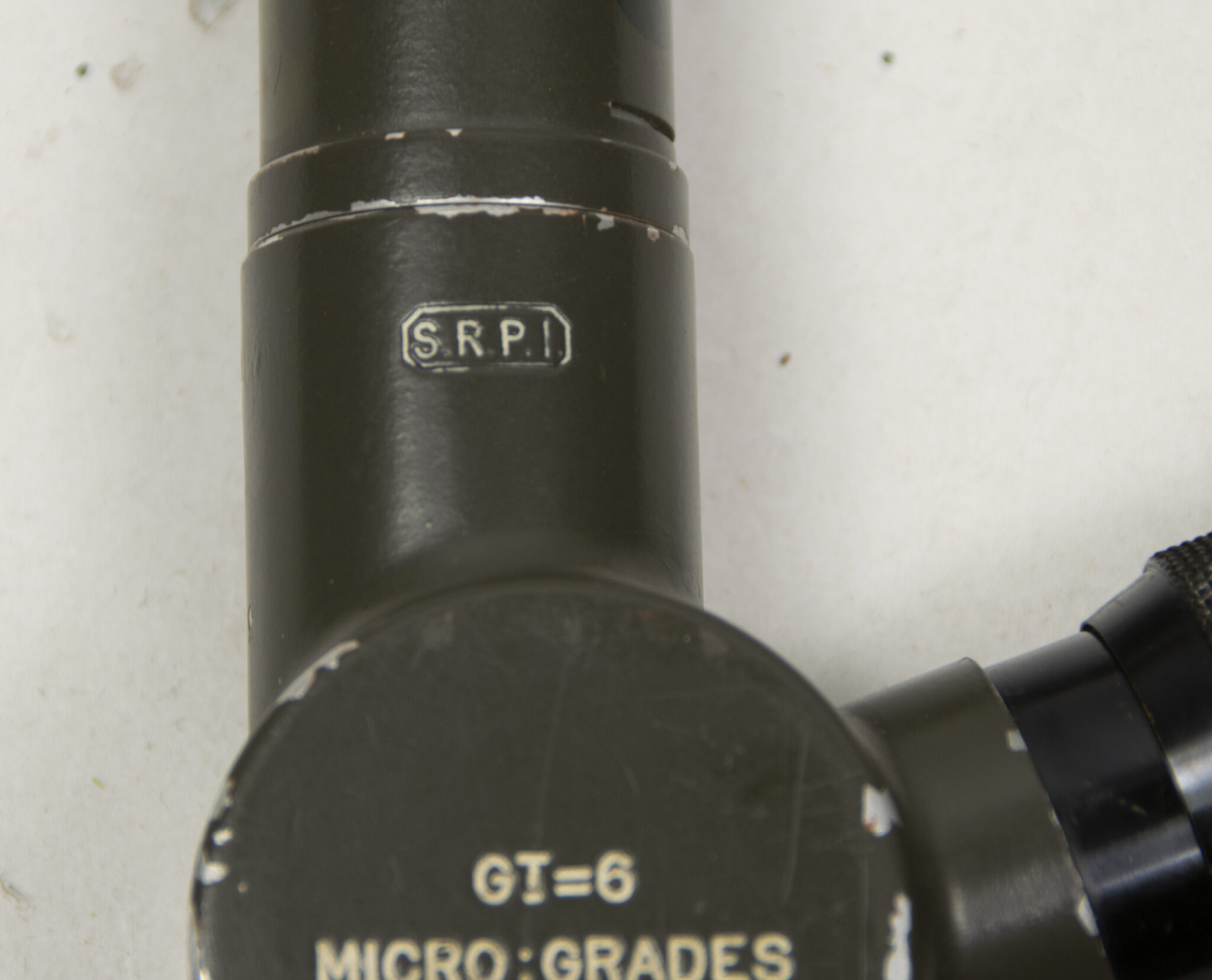 French camouflaged trench periscope complete with leather case - Image 30