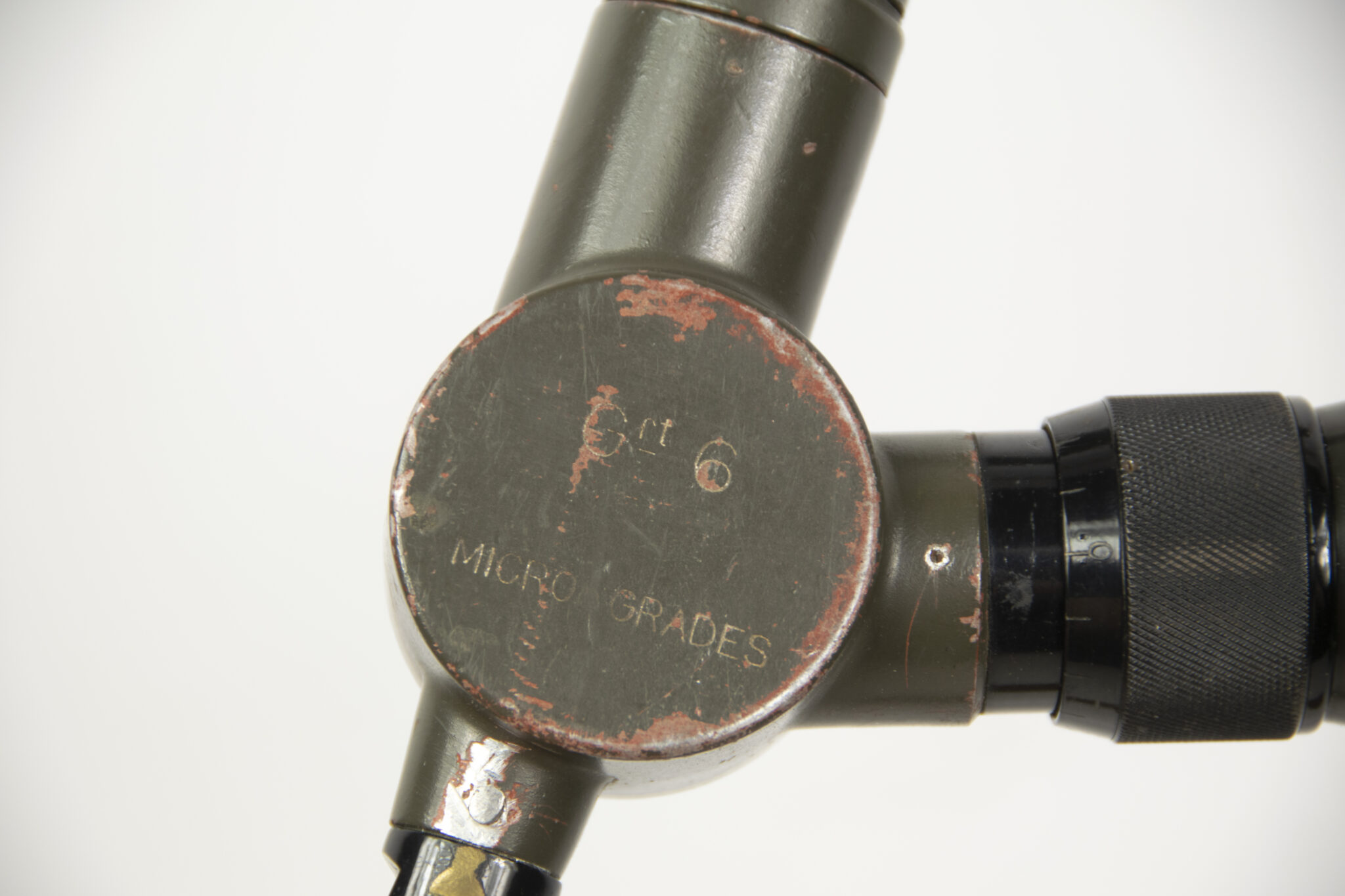 French camouflaged trench periscope complete with leather case - Image 36