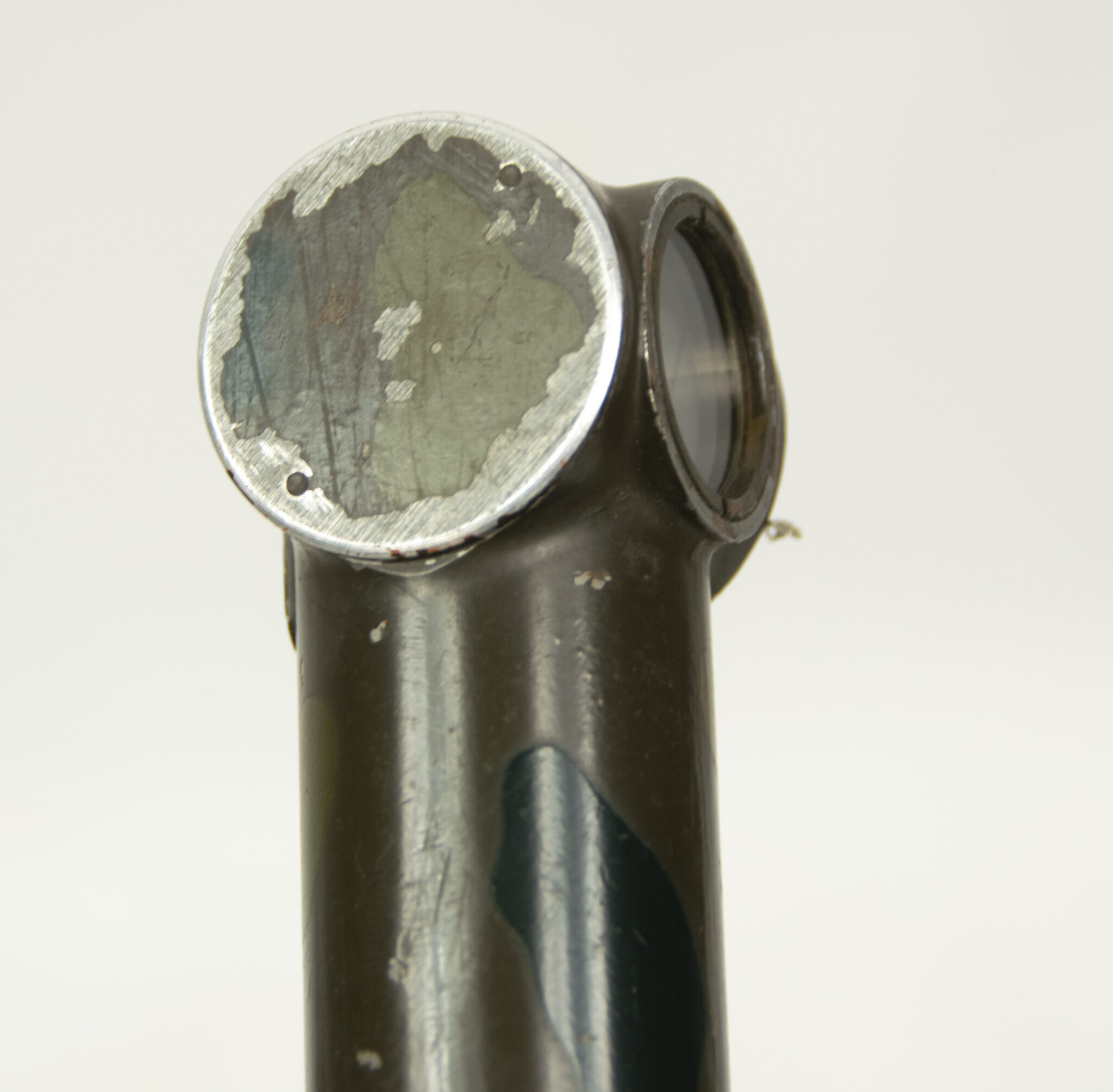 French camouflaged trench periscope complete with leather case - Image 29