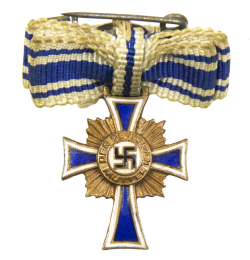 Miniature Mutterkreuz Motherscross in bronze