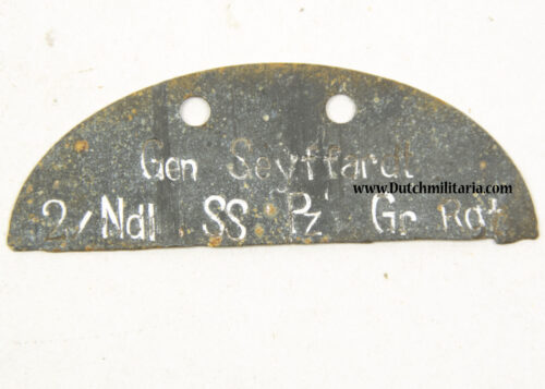 NAMED (!) Erkennungsmarke of 2.SS-Pz.Gr.Rgt.48 G.S. (General Seyffardt) - Extremely rare