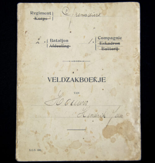 Nederlands Leger - Veldzakboekje Regiment Grenadiers