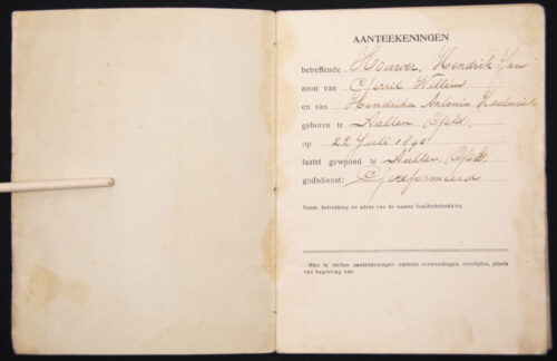 Nederlands Leger - Veldzakboekje Regiment Grenadiers
