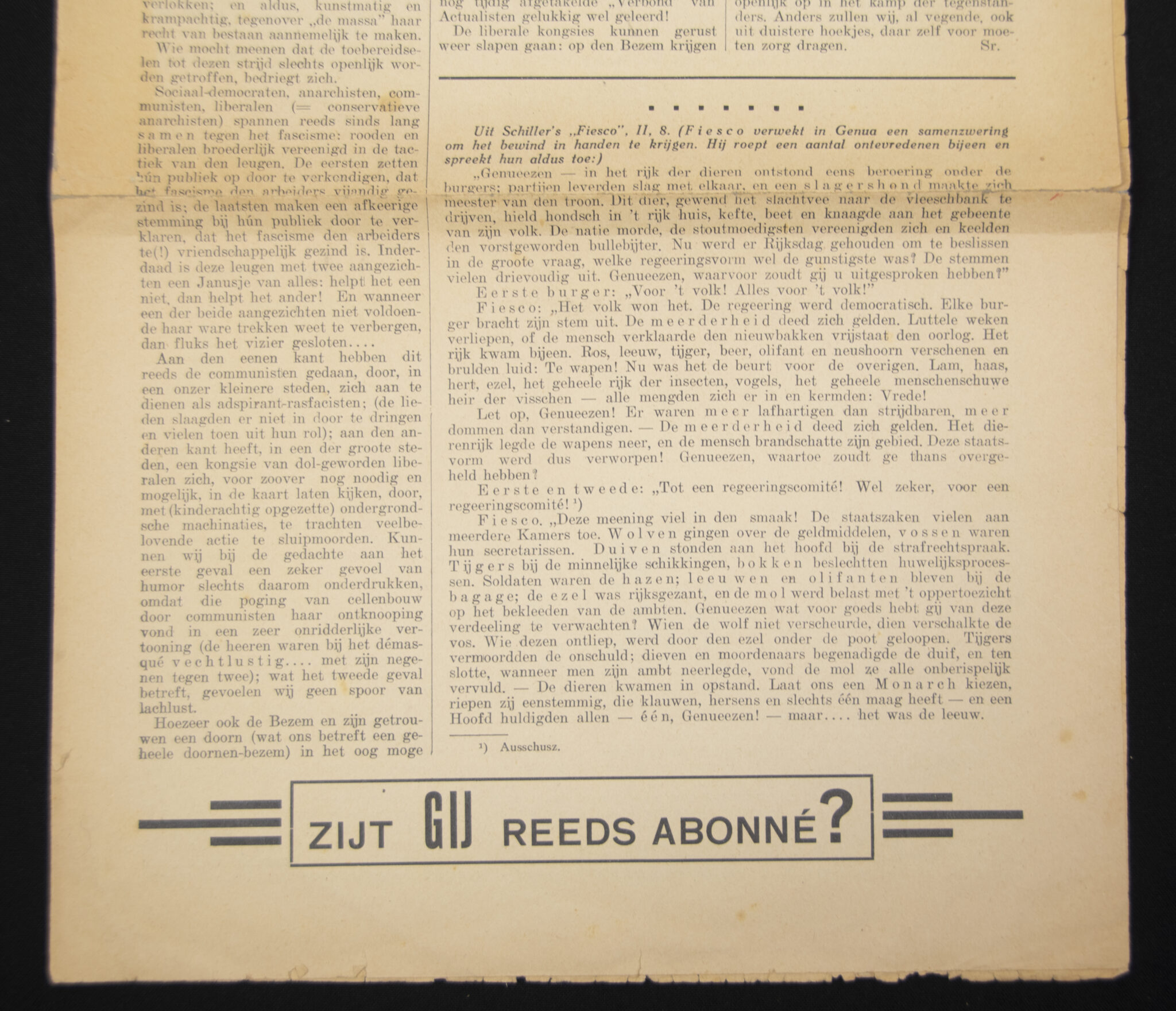 (Newspaper) De Bezem - Vrijdag 29 Maart 1929 - 2e Jaargang No. 17