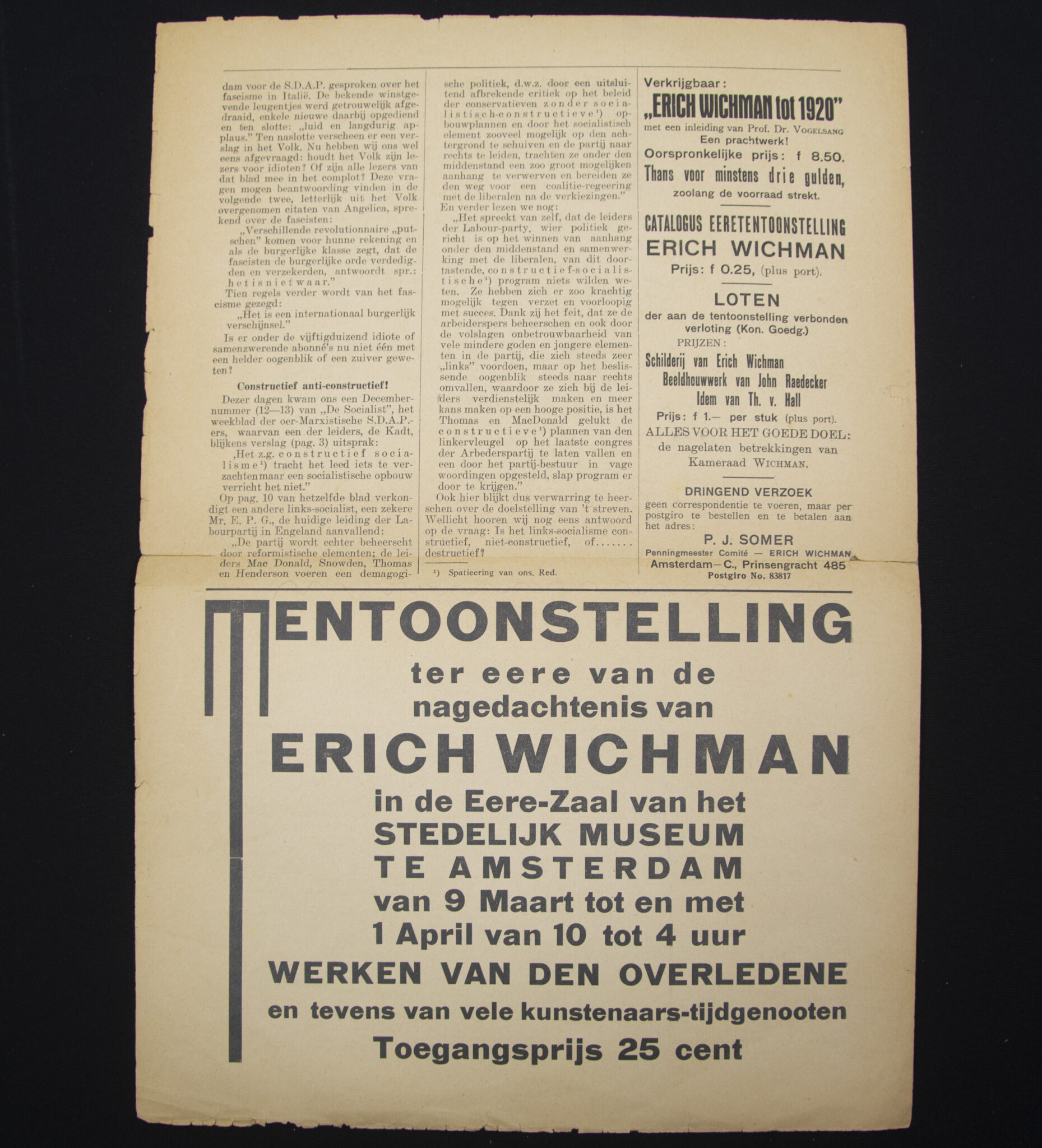 (Newspaper) De Bezem - Vrijdag 29 Maart 1929 - 2e Jaargang No. 17