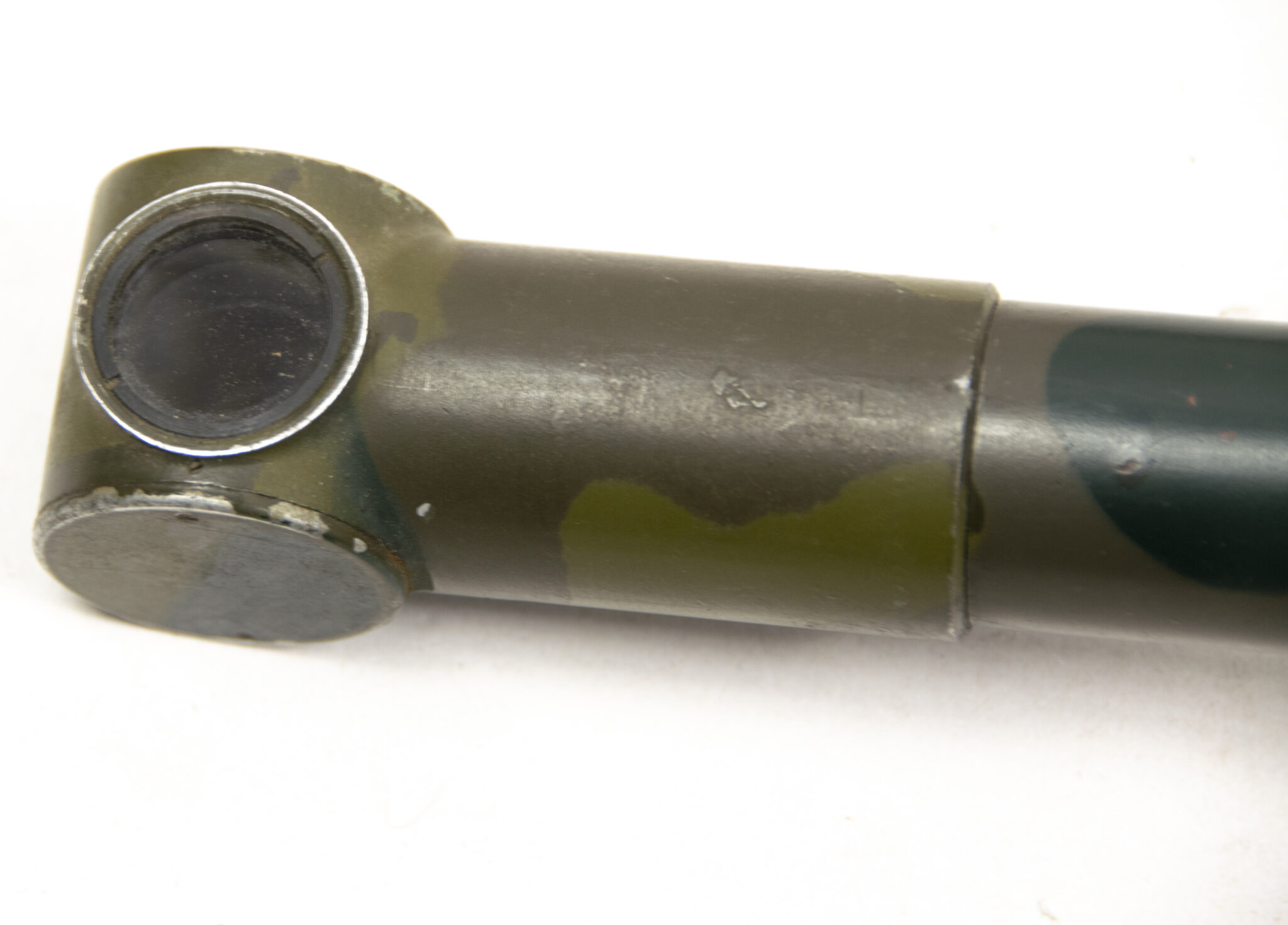 French camouflaged trench periscope complete with leather case - Image 30