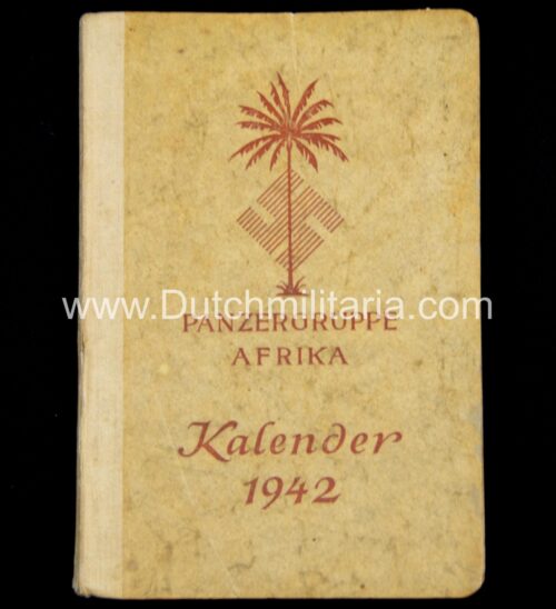 (Pocketbook agenda) Panzergruppe Afrika Kalender 1942