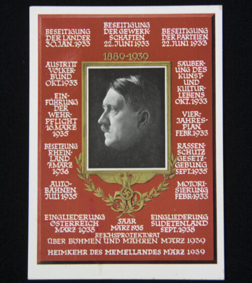 (Postcard) Adolf Hitler - Führers 50th Birthday